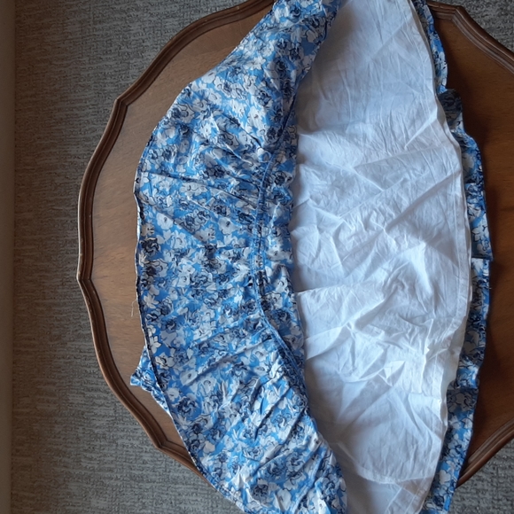 ZARA Blue Floral Skirt Youth Size 11-12 - Picture 3 of 3